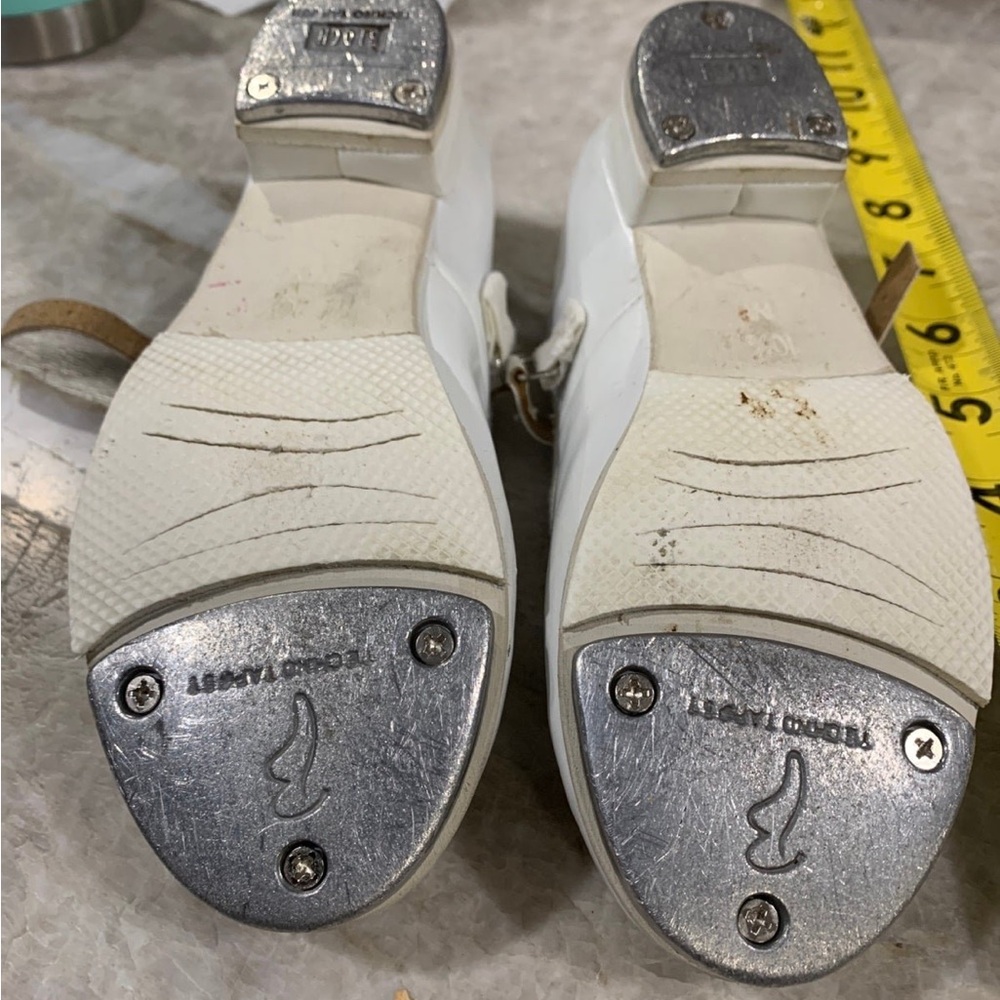 White Kids Mary Jane Tap Shoes